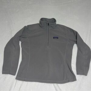 Patagonia 1/4 zip fleece sweater Gray